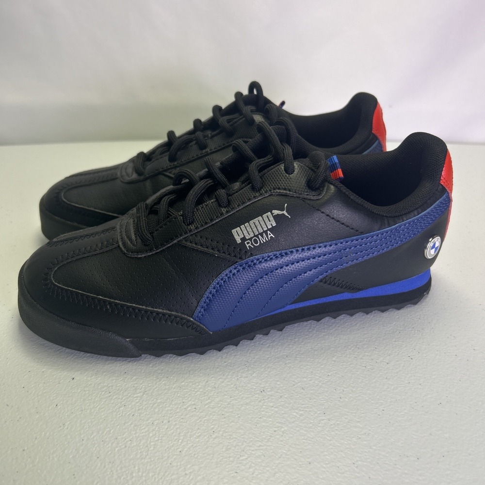 PUMA x BMW M Motorsport Roma Via Black Estate Blue 4.5C Youth Kids